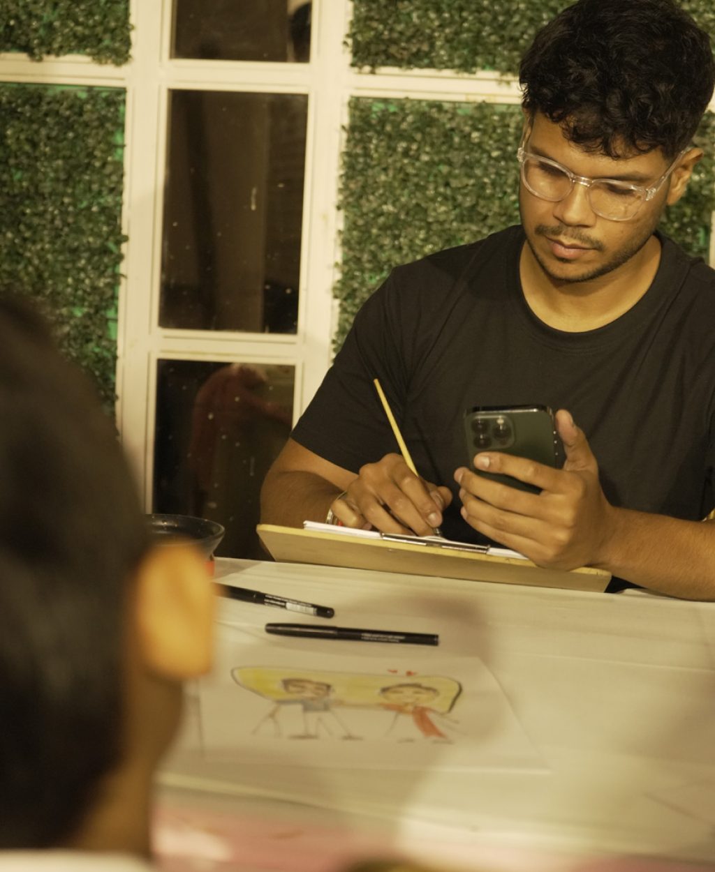 live caricature artist bangalore